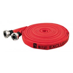 Δεμένος Πυροσβεστικός Σωλήνας 1" 16 bar 25m Κόκκινος