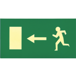 Πινακίδα ΕΞΟΔΟΣ ΑΡΙΣΤΕΡΑ