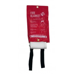 Πυρίμαχη Κουβέρτα  0,90 x 0,90, Άσπρη, σε Μαλακή Θήκη